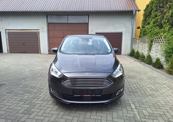 Ford C-MAX cena 52800 przebieg: 164213, rok produkcji 2018 z Rawicz małe 407